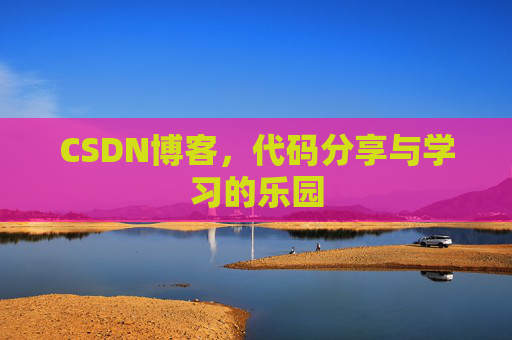 CSDN博客,代码分享与学习的乐园